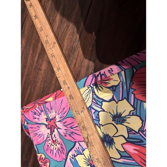 Chubbies Mens Large Floral Hawaiian Golf Polo Shirt Multicolor - Picture 7 of 7